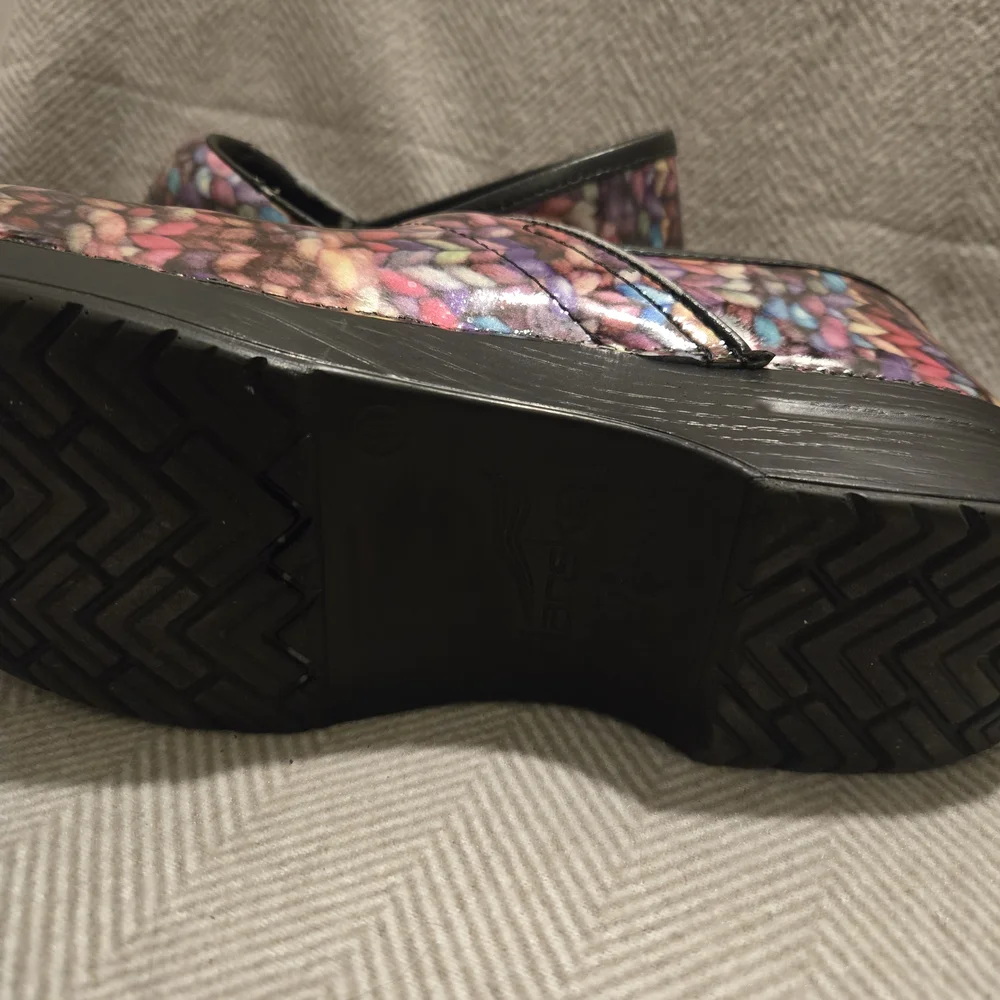Dansko Multicolor Knit Pattern Clogs - Picture 6 of 6